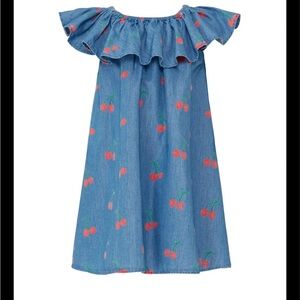 Stella McCartney Kids Cherry Chambray Dress